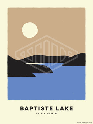 BAPTISTE LAKE PRINT