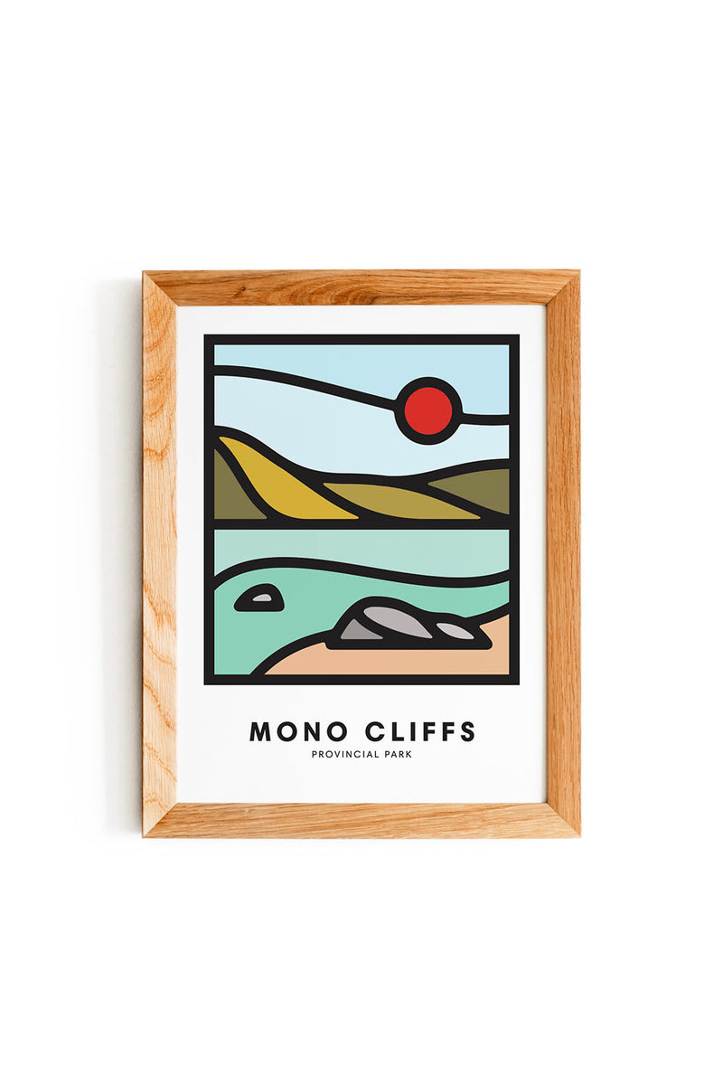 MONO CLIFFS PRINT