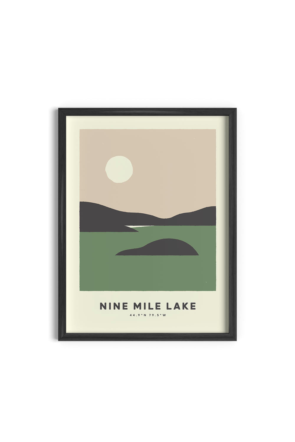 NINE MILE LAKE PRINT