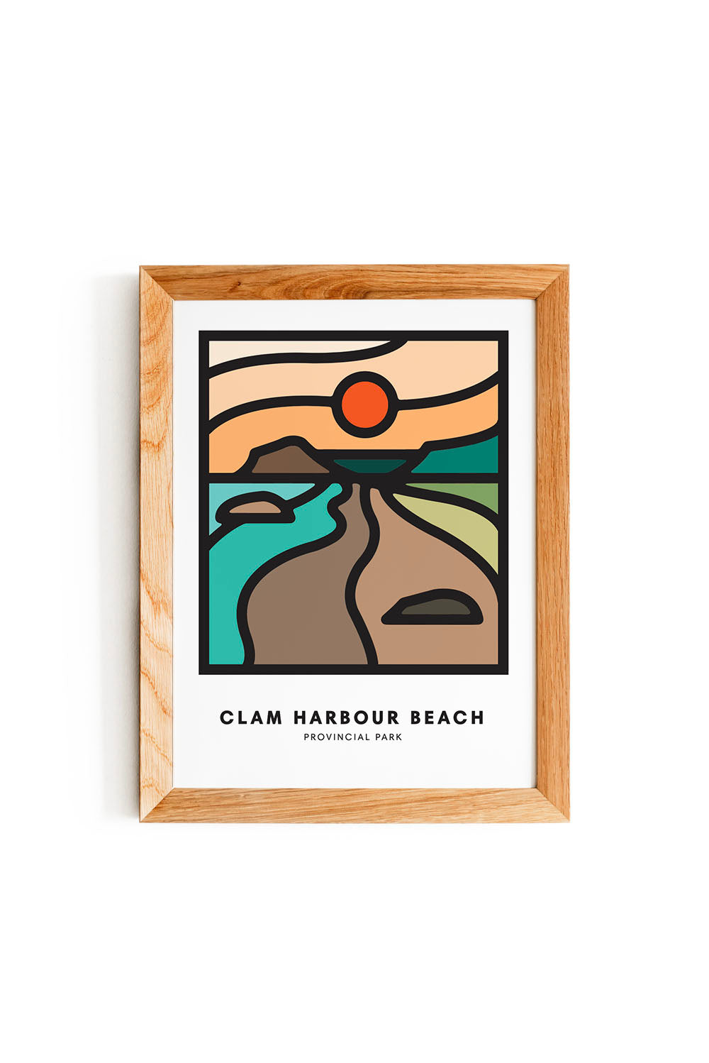 CLAM HARBOUR BEACH PRINT