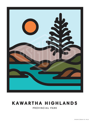 KAWARTHA HIGHLANDS PRINT