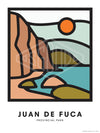 JUAN DE FUCA PRINT
