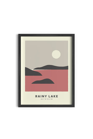 RAINY LAKE PRINT