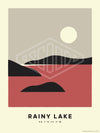 RAINY LAKE PRINT