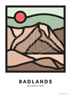 BADLANDS PRINT