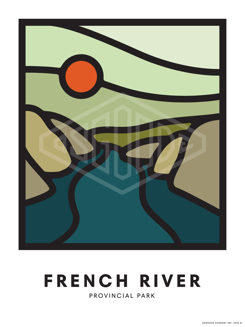 FRENCH RIVER PRINT