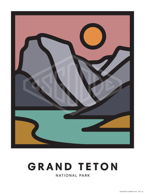 GRAND TETON PRINT