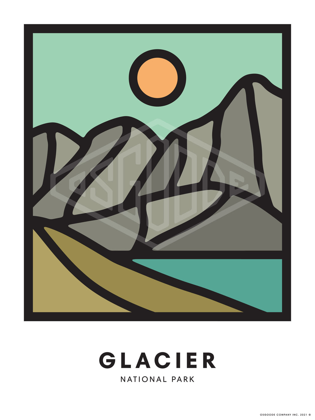 GLACIER PRINT