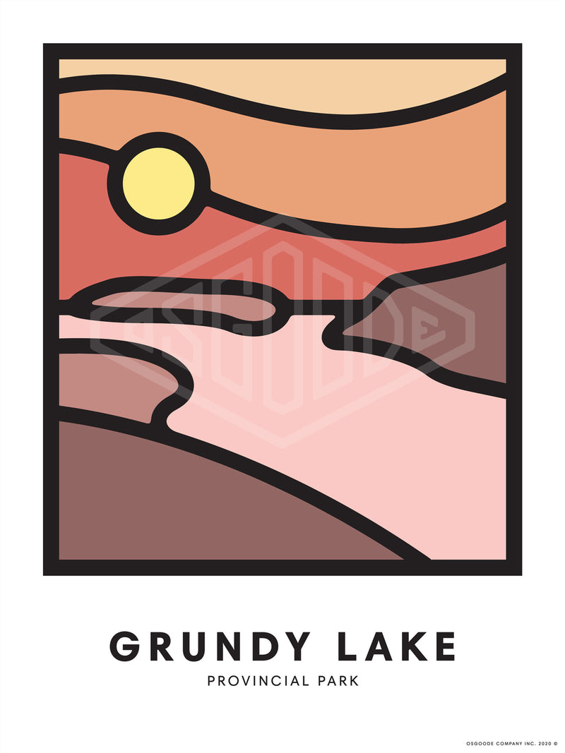 GRUNDY LAKE PRINT