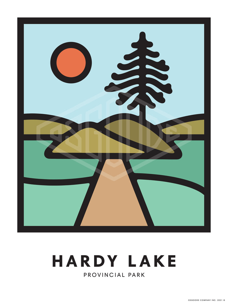 HARDY LAKE PRINT