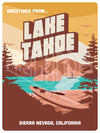 LAKE TAHOE 'TRAVEL' PRINT