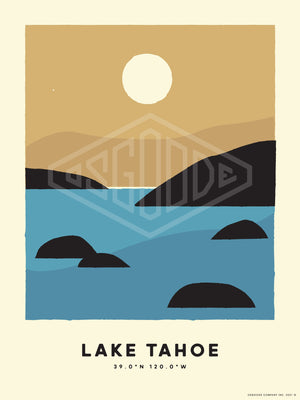 LAKE TAHOE 'LAKE' PRINT