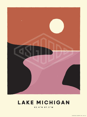 LAKE MICHIGAN PRINT