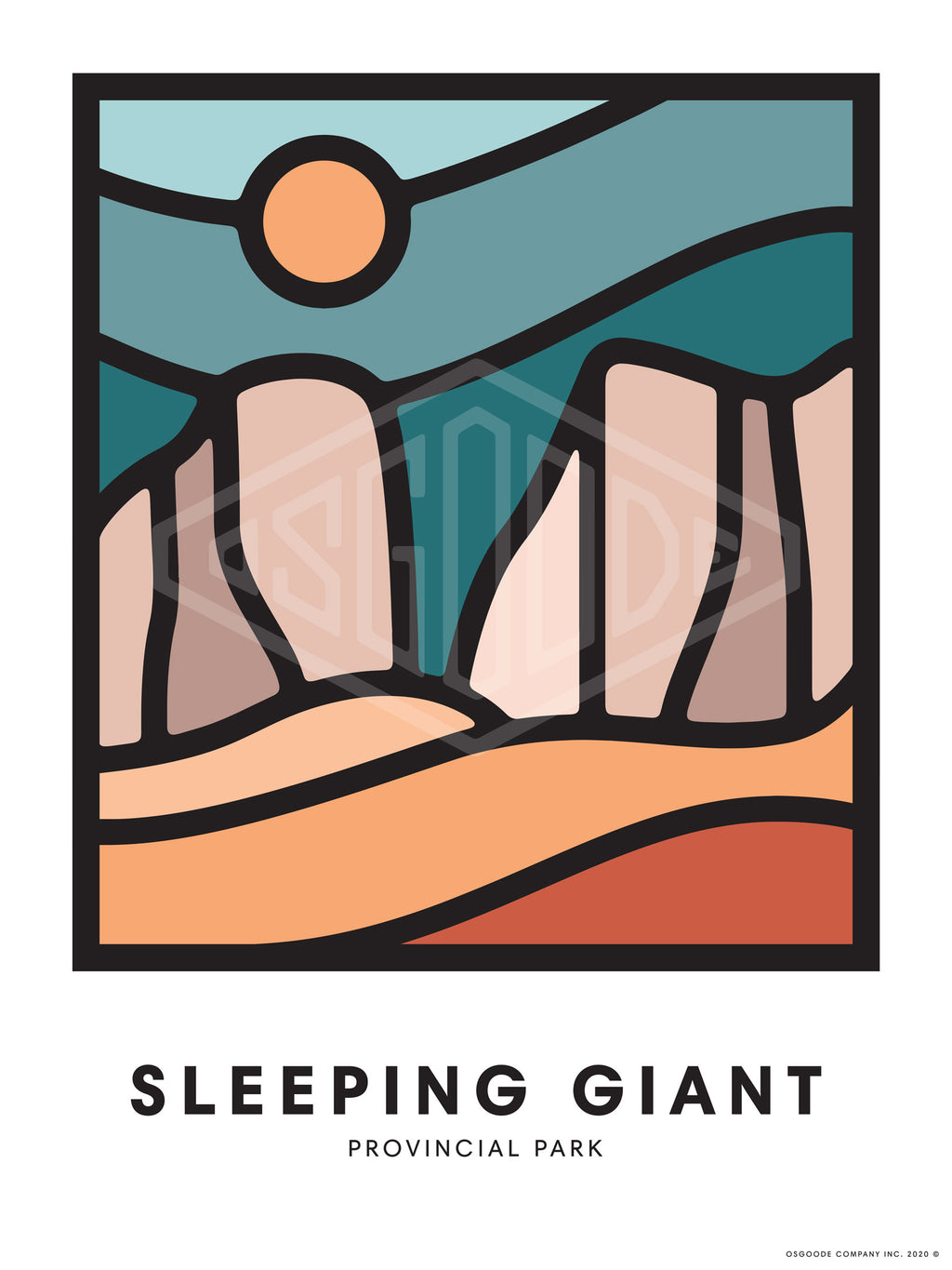 SLEEPING GIANT PRINT