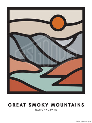 GREAT SMOKY MOUNTAINS PRINT
