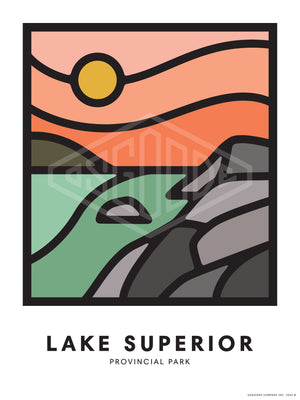 LAKE SUPERIOR 'PARK' PRINT