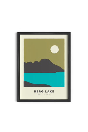 BERG LAKE PRINT