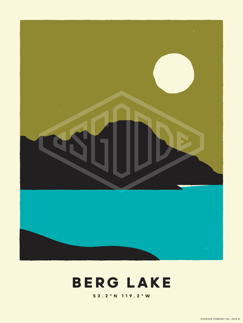 BERG LAKE PRINT