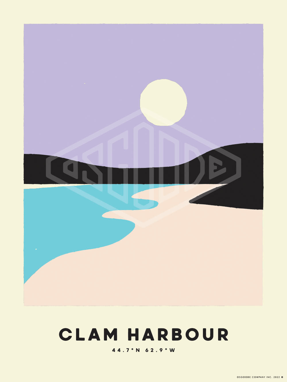 CLAM HARBOUR 'LAKE' PRINT