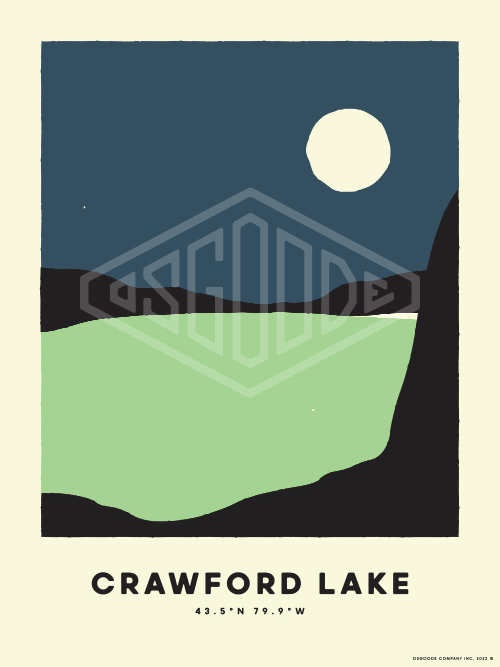 CRAWFORD LAKE PRINT