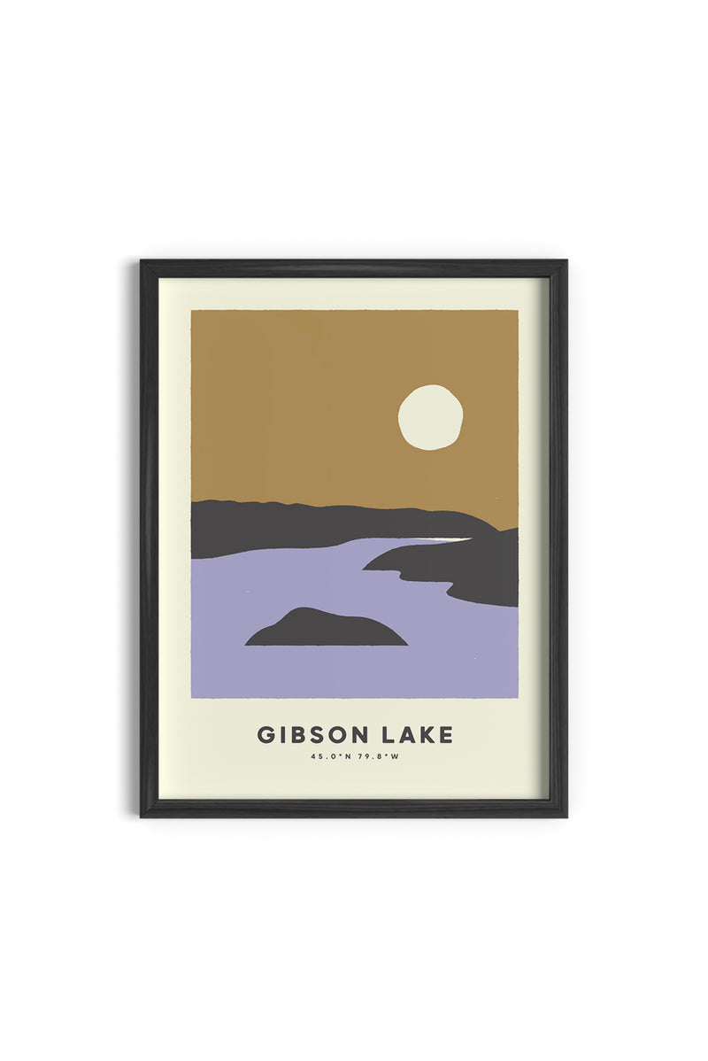 GIBSON LAKE PRINT
