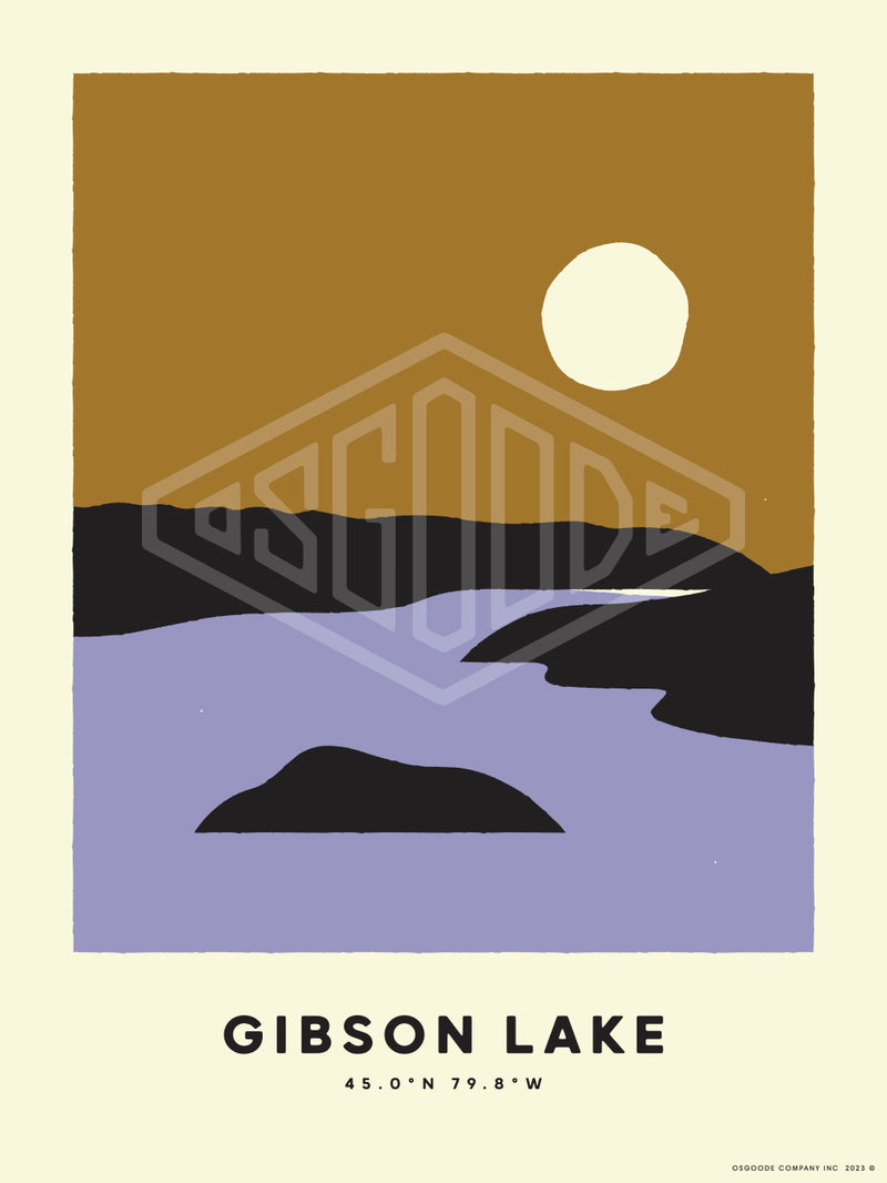 GIBSON LAKE PRINT