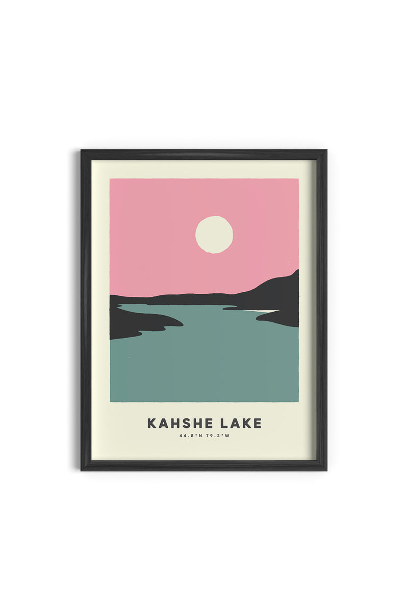 KAHSHE LAKE PRINT