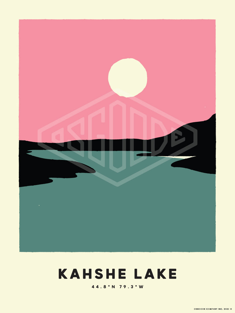 KAHSHE LAKE PRINT