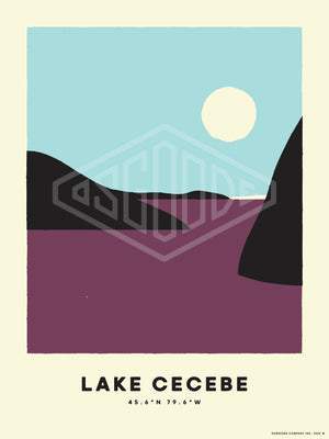 LAKE CECEBE PRINT