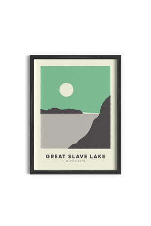 GREAT SLAVE LAKE PRINT