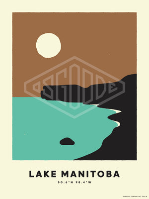 LAKE MANITOBA PRINT