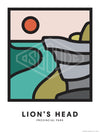 LION'S HEAD PRINT