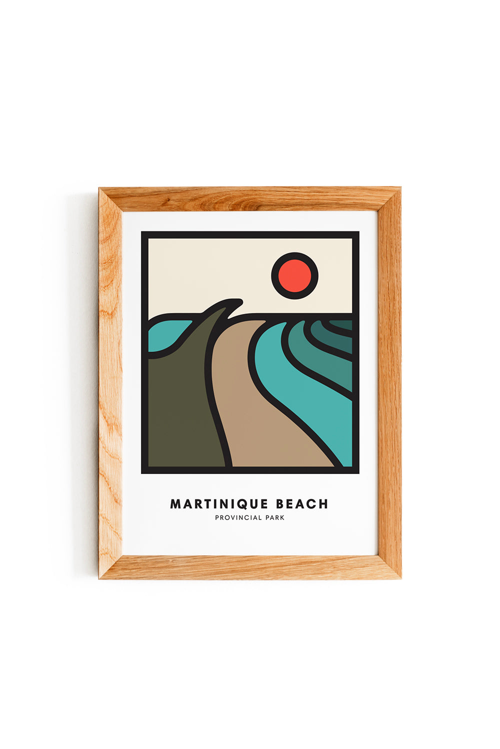 MARTINIQUE BEACH PRINT