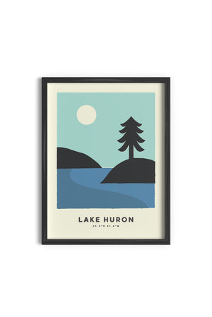 LAKE HURON PRINT