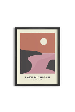 LAKE MICHIGAN PRINT