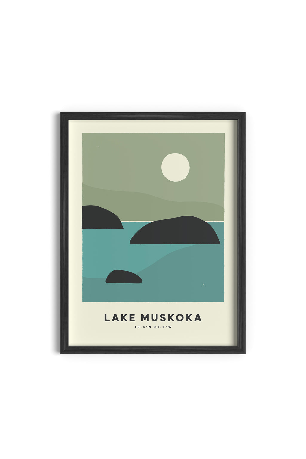 LAKE MUSKOKA 'LAKE' PRINT