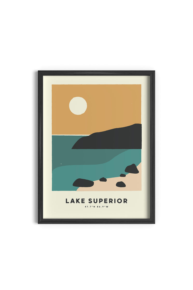 LAKE SUPERIOR 'LAKE' PRINT