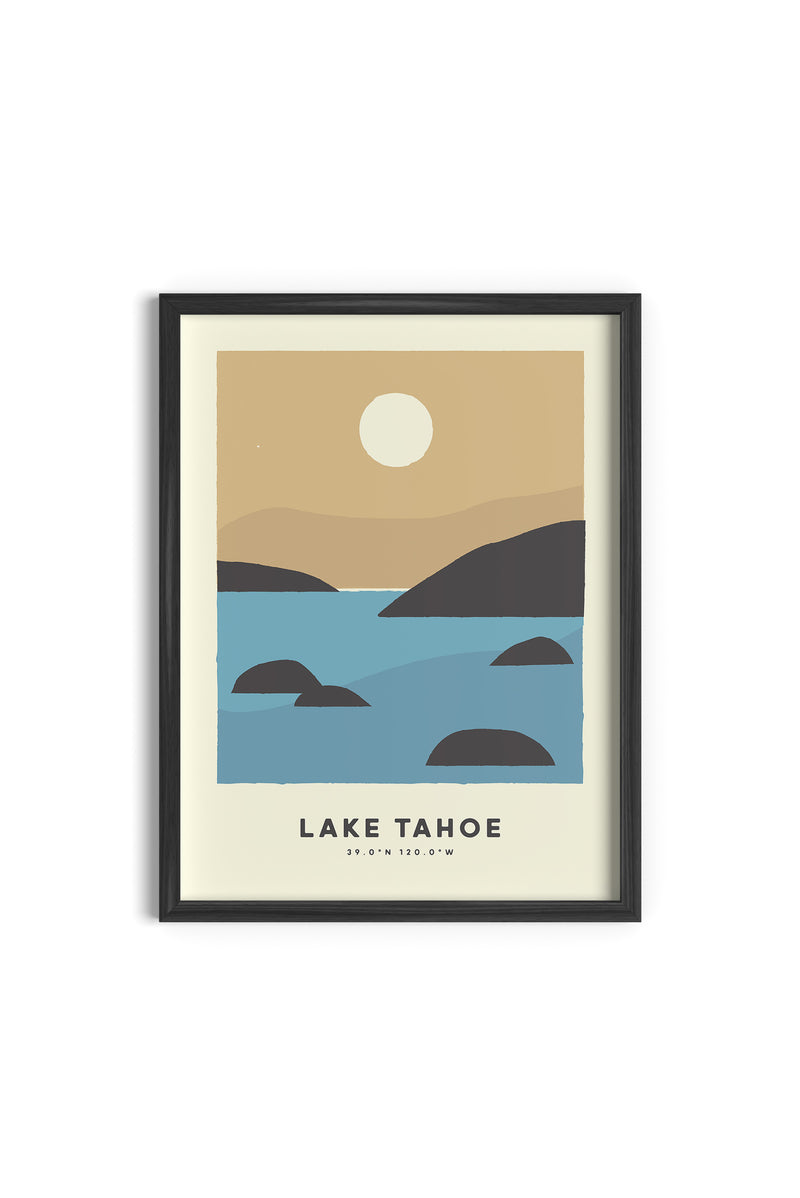 LAKE TAHOE 'LAKE' PRINT