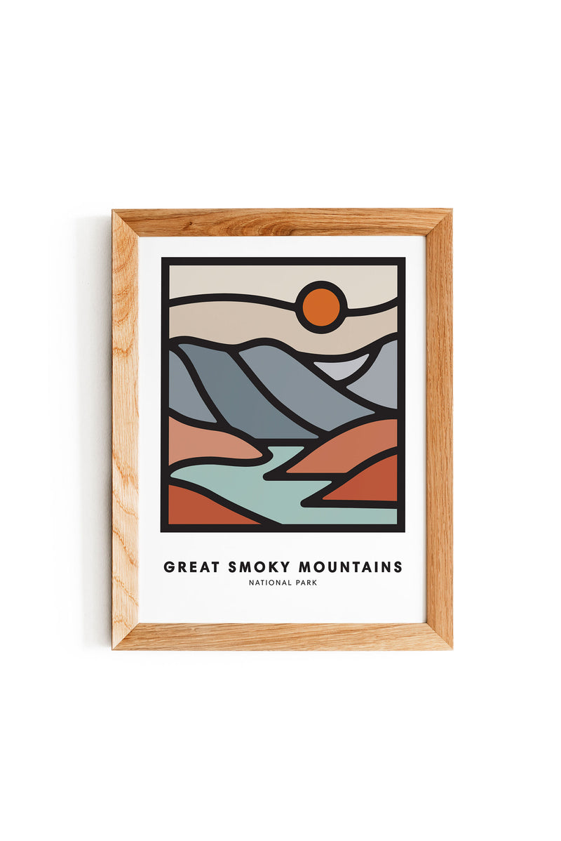GREAT SMOKY MOUNTAINS PRINT