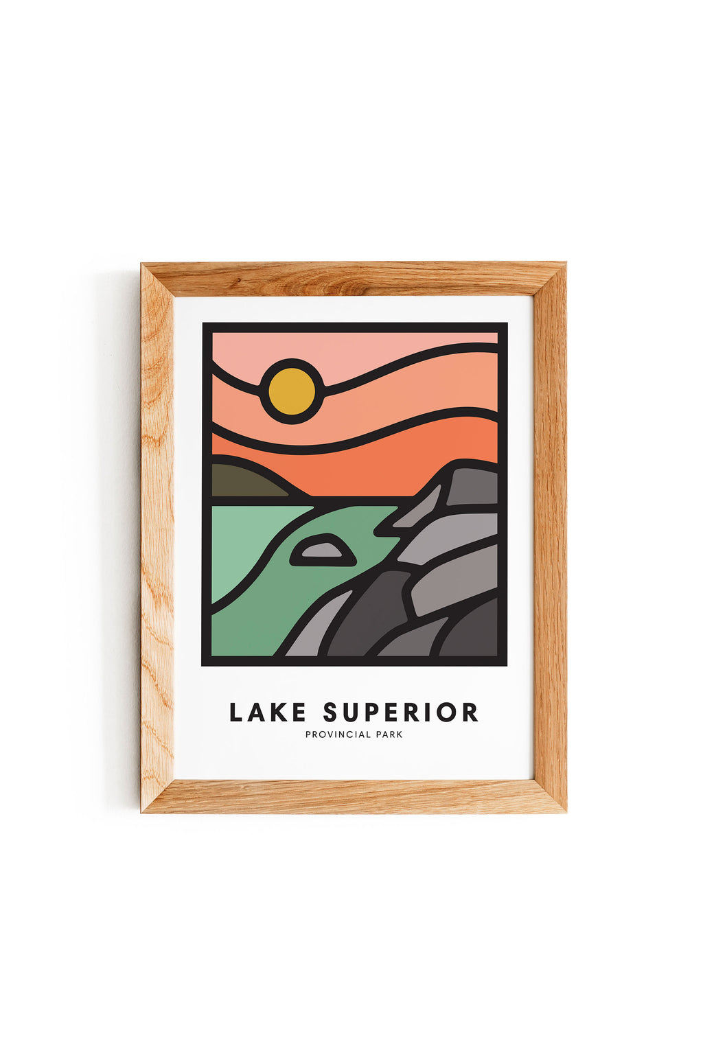 LAKE SUPERIOR 'PARK' PRINT