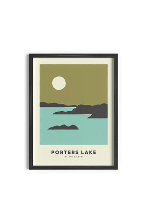 PORTERS LAKE PRINT