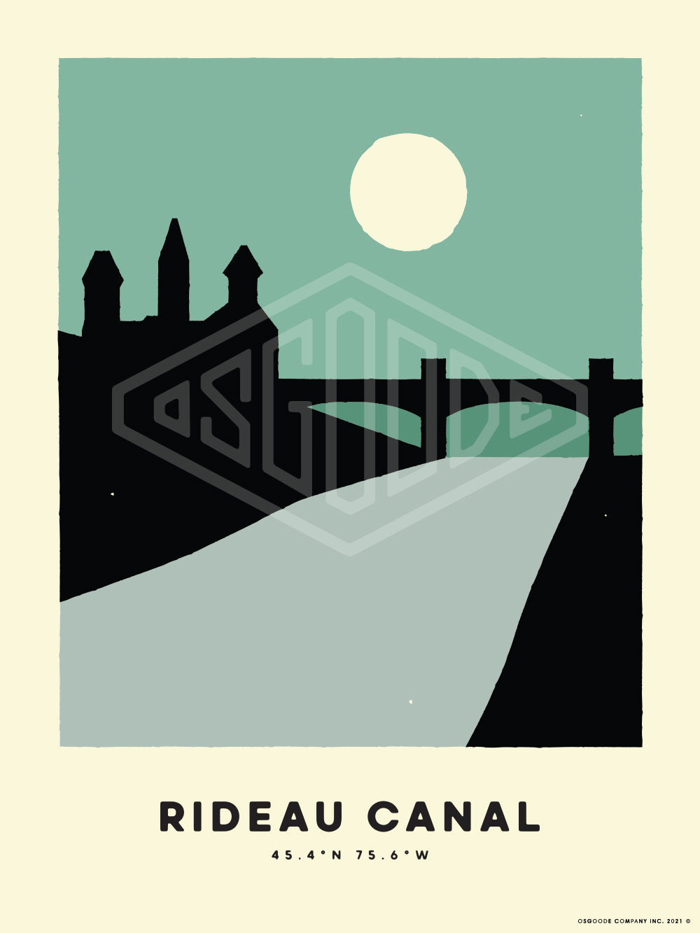 RIDEAU CANAL PRINT