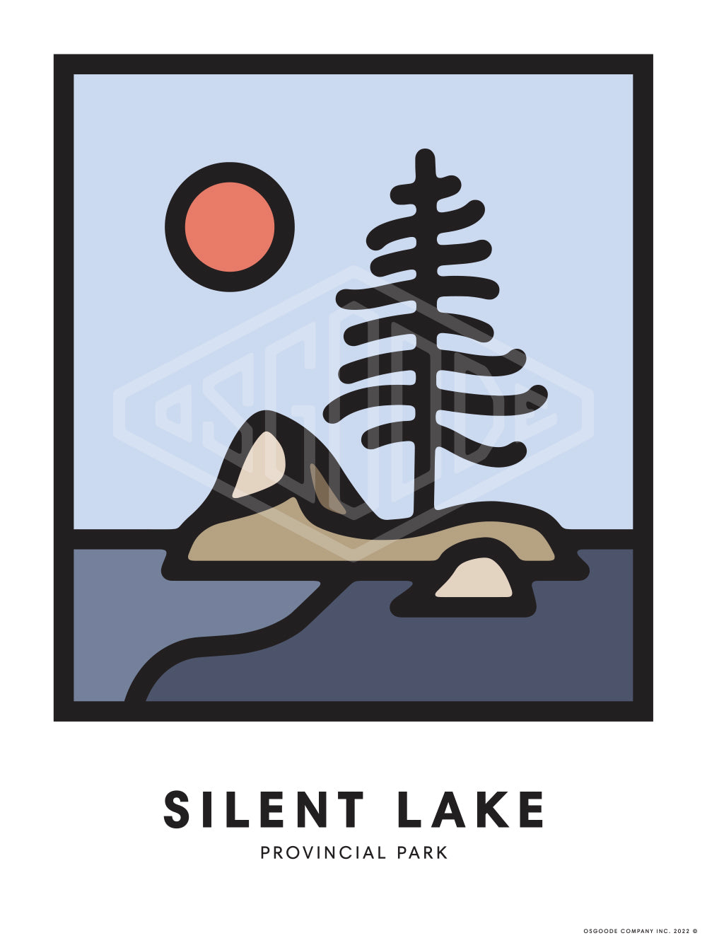 SILENT LAKE PRINT