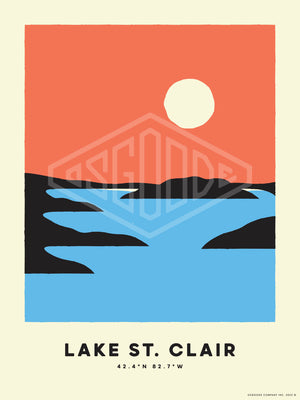 LAKE ST. CLAIR PRINT