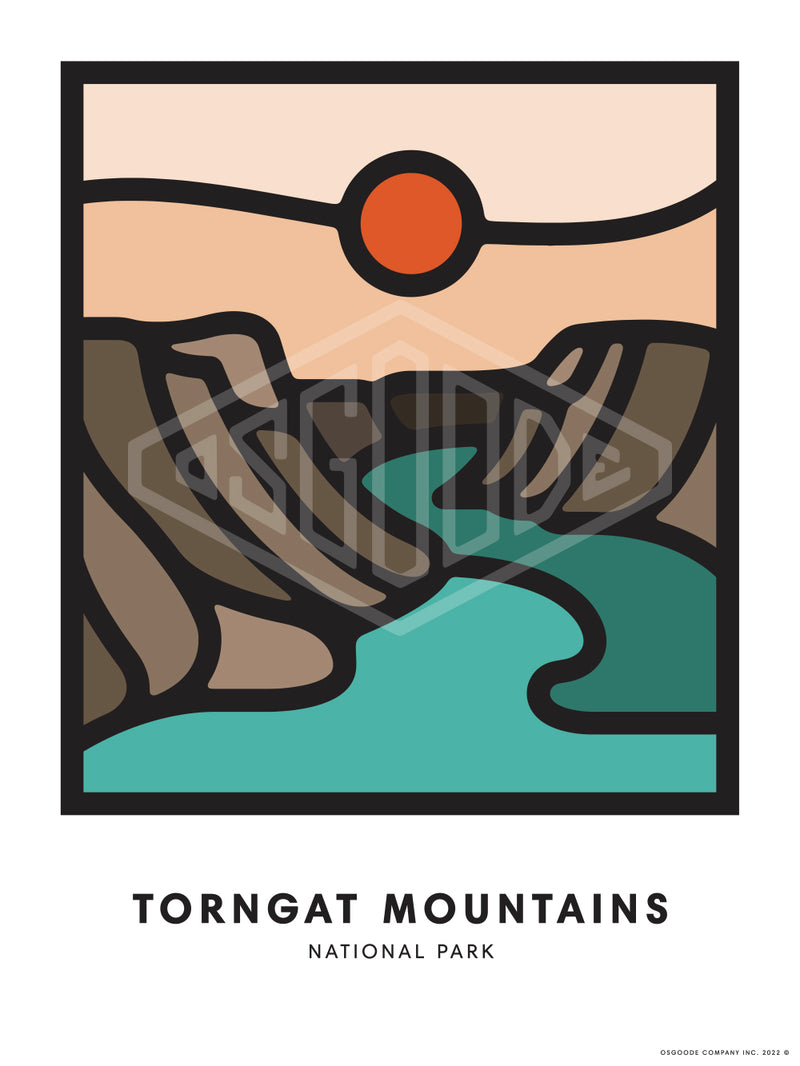 TORNGAT MOUNTAINS PRINT